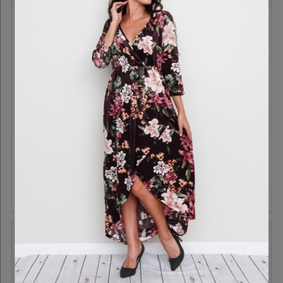 Long Velvet Dress - Picture 4 of 4